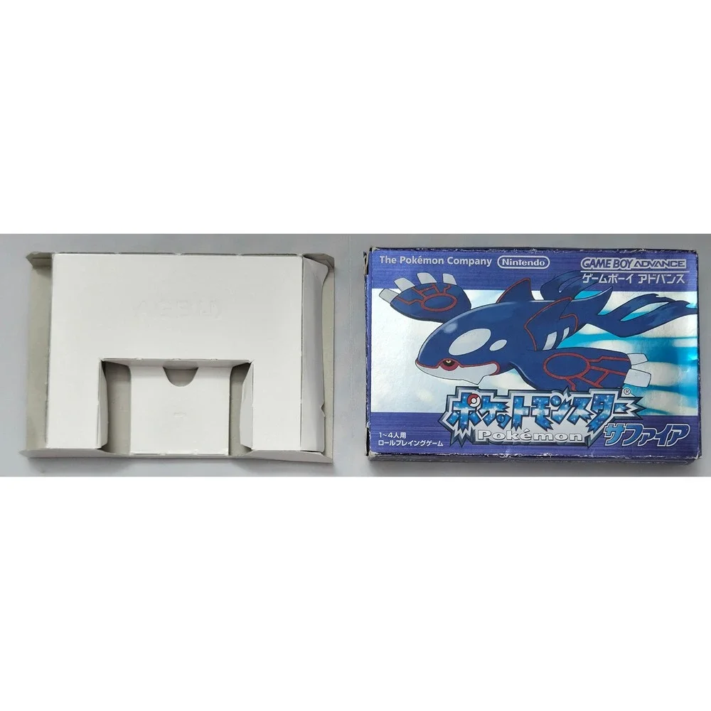 Pokemon Sapphire - CIB - GBA - Japanese Import - Tested + Saves - US Seller